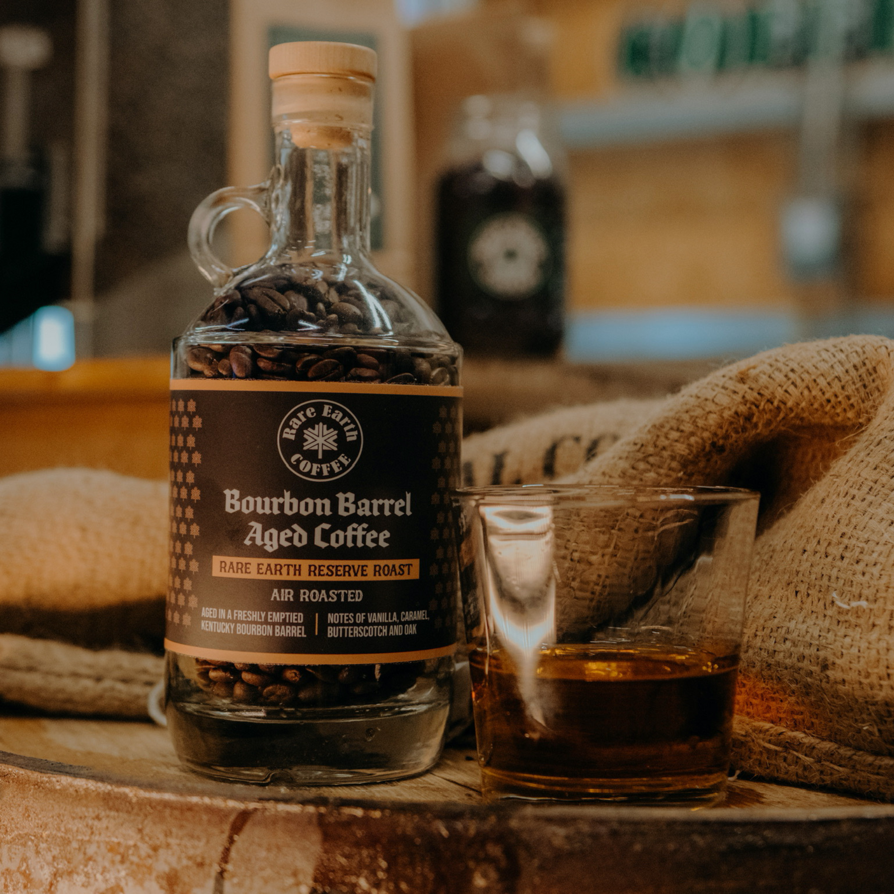 Experience the Rich and Complex Flavors of Rare Earth Coffee's Bourbon Barrel Aged Coffee